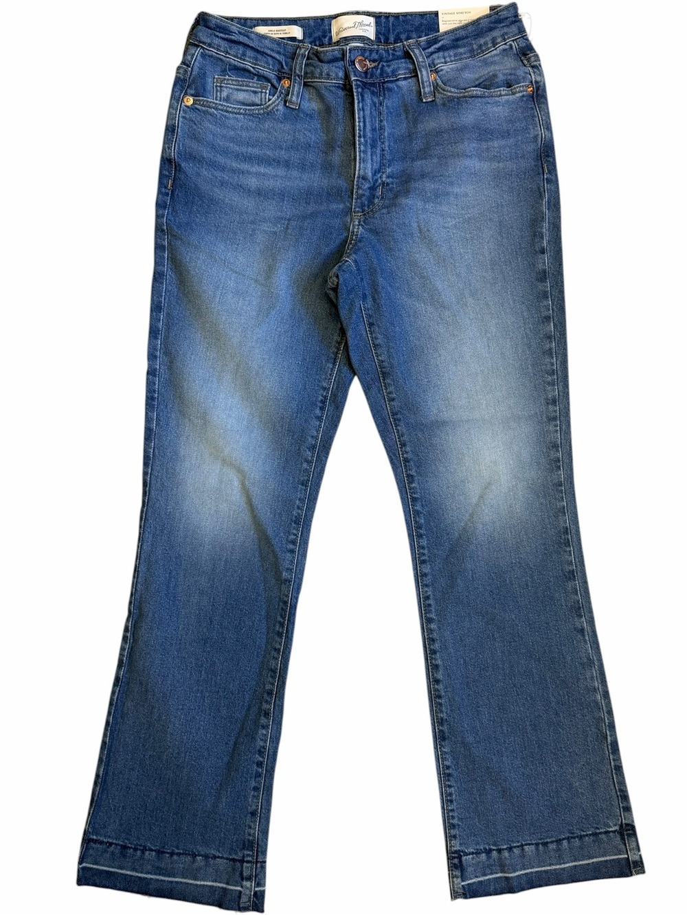 UNIVERSAL THREAD Ankle Bootcut Jeans Denim Vintage Stretch Target Size 4 27 LONG